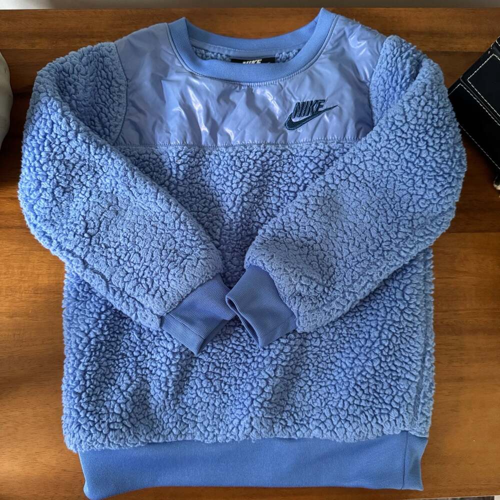 Nike Toddler Boys Sherpa Fleece Pullover Sweatshirt Size 3T